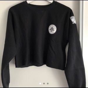 TORONTO FOOTBALL CLUB - Black Cropped Crewneck